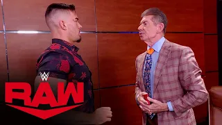 Mr. McMahon puts Austin Theory in the Royal Rumble Match: Raw, Jan. 3, 2022