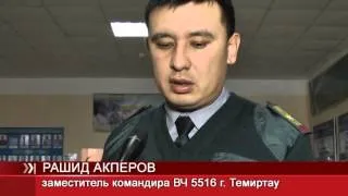 Воинская часть встречает пополнение