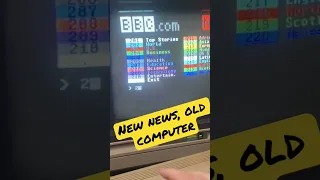 New news old computers #shorts #retro #commodore #pi #raspberrypi #retrocomputer #bbs #bbc #cnn