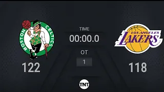 Celtics @ Lakers | NBA on TNT Live Scoreboard |