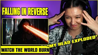 Falling In Reverse - "Watch The World Burn" | FIRST TIME REACTION