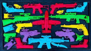 Membersihkan mainan tembak tembakan, sniper magnum, shotgun, mini p1stol, blaster gun, nerf guns