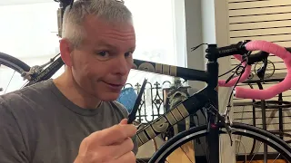 Shimano Di2 105 12 speed install on a “retro” rim brake frame.  More videos follow… Cherokee Cycles