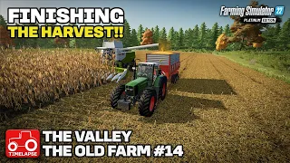 FINISHING OFF THE HARVEST FOR THE YEAR [The Valley The Old Farm] FS22 Timelapse #14