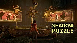 Uncharted The Lost Legacy - Shadow Puzzle Solution - Shadow Theater Trophy Guide