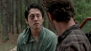 The Walking Dead Glenn Vs Rick and Maggie 3x09