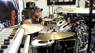 Hearts On Fire '' By John Cafferty - Rocky IV   Extended Version                (Drum Cover)