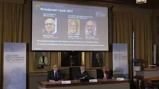 US trio wins physics Nobel for detection of gravitational waves