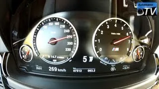 2013 BMW M6 Coupe (560hp) - 0-270 km/h acceleration (1080p FULL HD)
