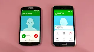 Incoming call & Outgoing call at the Same Time Samsung Galaxy S4 + S5 Over The Horizon
