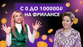Интервью Елены Червонец для телеканала "Успех". Как с 0 выйти на 100 000₽/мес на фрилансе.