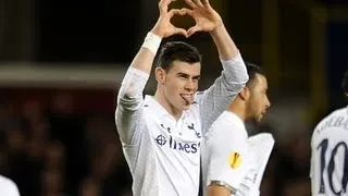 Gareth Bale's second freekick vs Lyon 14th February 2013