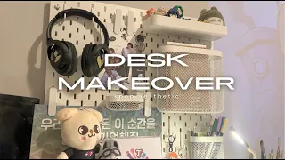 aesthetic desk makeover 💻 | pinterest- inspired, IKEA haul