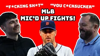 BRITISH FATHER AND SON REACTS! MLB Mic’d Up Fights!