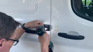 Thule Van Lock Install on Ford Transit