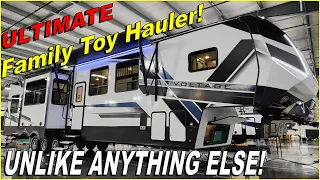 The Ultimate Family Toy Hauler! 2024 Voltage Triton 4271 Fifth Wheel at Couchs RV Nation