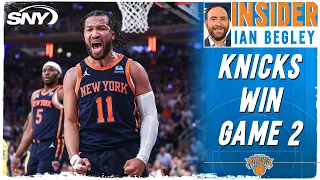 Ian Begley sets scene for Knicks' injury problems after Game 2 win over Pacers | SportsNite | SNY