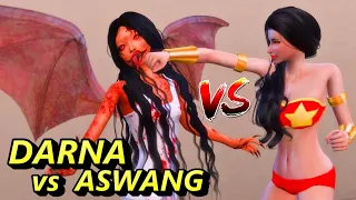 Aswang na Manananggal VS Darna | Tagalog Horror Story | Kwentong Nakakatakot | Gabi ng Lagim