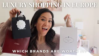 CHANEL, CARTIER, PRADA, LV HAUL | how much i saved buying in europe!