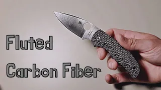 Spyderco Native 5 Fluted Carbon Fiber and s90v: Knife Overview