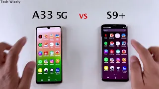 SAMSUNG A33 5G vs S9+ | SPEED TEST