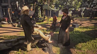 Micah bullies Reverend for his morphine addiction - Red Dead Redemption 2