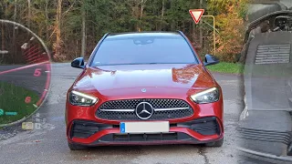 Mercedes C220d S206 0-100 km/h