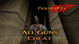 GoldenEye 007 - Unlocking "All Guns" Cheat - Egyptian 00 Agent