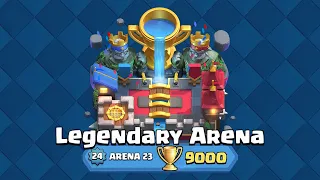 I Reached 9000 Trophies in Clash Royale!