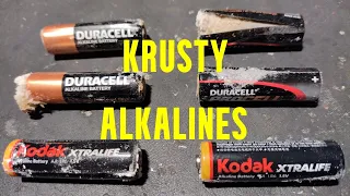 The curse of leaky alkaline batteries