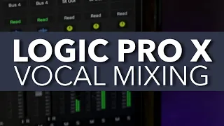 Logic Pro X - VOCAL MIXING Chain // How to Mix Vocals with STOCK PLUG-INS