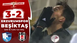 Erzurumspor 3-2 Beşiktaş MAÇ ÖZETİ (Ziraat Türkiye Kupası Son 16 Turu İlk Maçı) / 15.01.2020