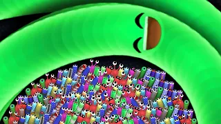 Slither.io 1 Troll Snake vs 99999 Snakes Epic Slitherio Gameplay