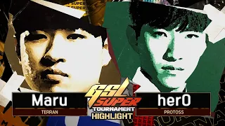 턱에 박히는 카운터펀치! | 2022 GSL 슈퍼토너먼트 S1 | 조성주 (Maru) vs 김준호 (herO)