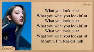 LE SSERAFIM FEARLESS Easy Lyrics