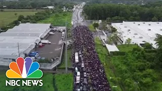 Thousands Join Migrant Caravan Moving Through Mexico To U.S. Border