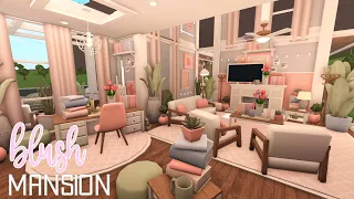 BLOXBURG| Roleplay Blush Mansion | House Build