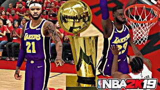 NBA 2K19 MyCareer PS4 - LeBron James Dunks On Kawhi Leonard! (Season 2) (NBA Playoffs NFG3)