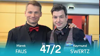 European Championship Semifinal 47/2 Raymund Swertz (NED) vs Marek Faus (CZE)