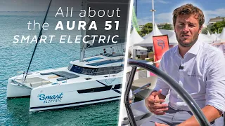 The Aura 51, the new generation of electric catamaran? #Cannes