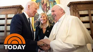 Biden Meets With Pope Francis As G-20 Summit Kicks Off