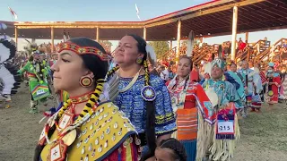 Saturday night grand entry @ Alexis pow wow 2021