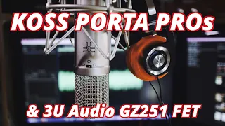KOSS Porta Pro Review with 3U Audio GZ251 FET
