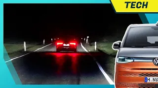 Matrix LED Scheinwerer / IQ.Light im VW T7 Multivan im Test & Nachtfahrt mit Blend-Test