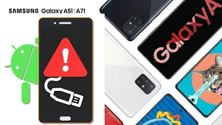 Ошибка USB кабель отключён/подключён SAMSUNG GALAXY A51, A70, A50, A10, A30, A71, A90 и т.д