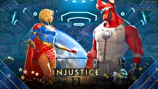 Injustice 2 - Supergirl Vs. Hellboy