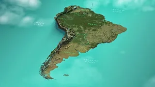 South America Map AFTER EFFECTS Template Videohive 32250653