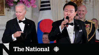 #TheMoment South Korea's president sang American Pie for Biden