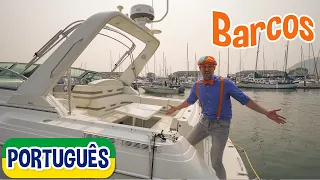 Blippi Português -  Blippi Conhecendo os Barcos + Mais Vídeos Educativos para Crianças