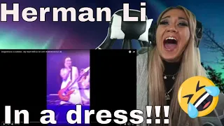 Dragonforce + Lovebites MY HEART WILL GO ON REACTION | OMG HERMAN LI IN A DRESS!!!!